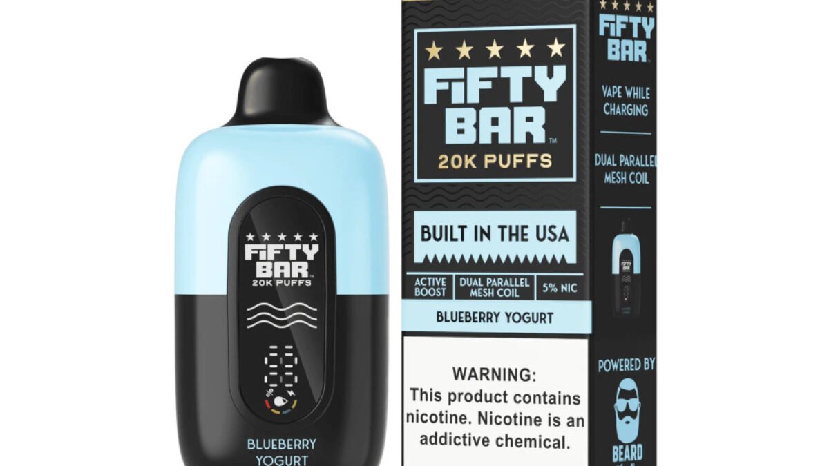 elf bar vape uk Fifty Bar V2 Silver Series 2% Disposable (20k Puffs) main image 0