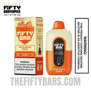 Sour Peach Ringz Hidden Hills X Fifty Bar
