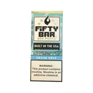Miami Mint Fifty Bar vape