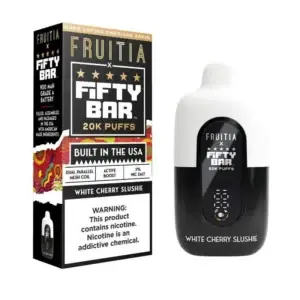 White Cherry Fifty Bar vape