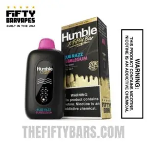 Blue Razz Bubblegum Humble X Fifty Bar