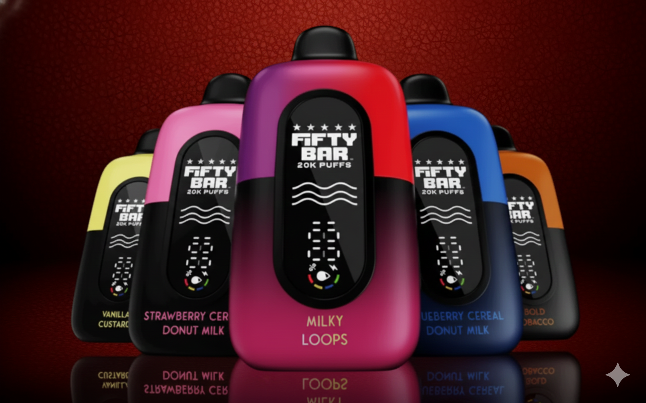 Fifty Bar Vape Flavors Features, and Buying Guide 2026