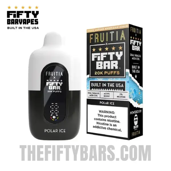 Polar Ice Fruitia X Fifty Bar 20K Puffs Disposable Vape 2 Polar Ice Fruitia X Fifty Bar 20K Puffs Disposable Vape - Image 2