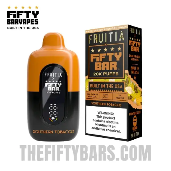 Southern Tobacco Fruitia X Fifty Bar 20K Puffs Disposable Vape 2 Southern Tobacco Fruitia X Fifty Bar 20K Puffs Disposable Vape - Image 2
