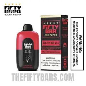 Fifty Bar Vape Flavors 9 Strawberry Super Strudel Fifty Bar V2