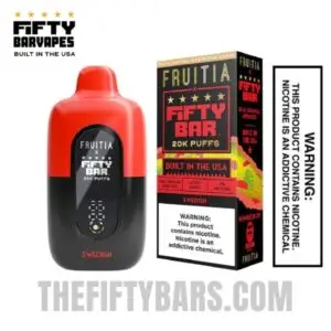 Fifty Bar Vape Flavors 2 Swedish Fish Fruitia X Fifty Bar