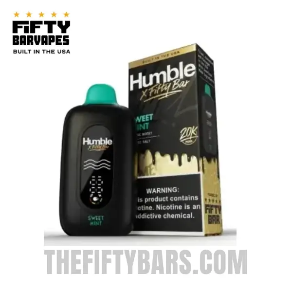 Sweet Mint Humble X Fifty Bar 20K Puffs Disposable Vape 2 Sweet Mint Humble X Fifty Bar 20K Puffs Disposable Vape - Image 2