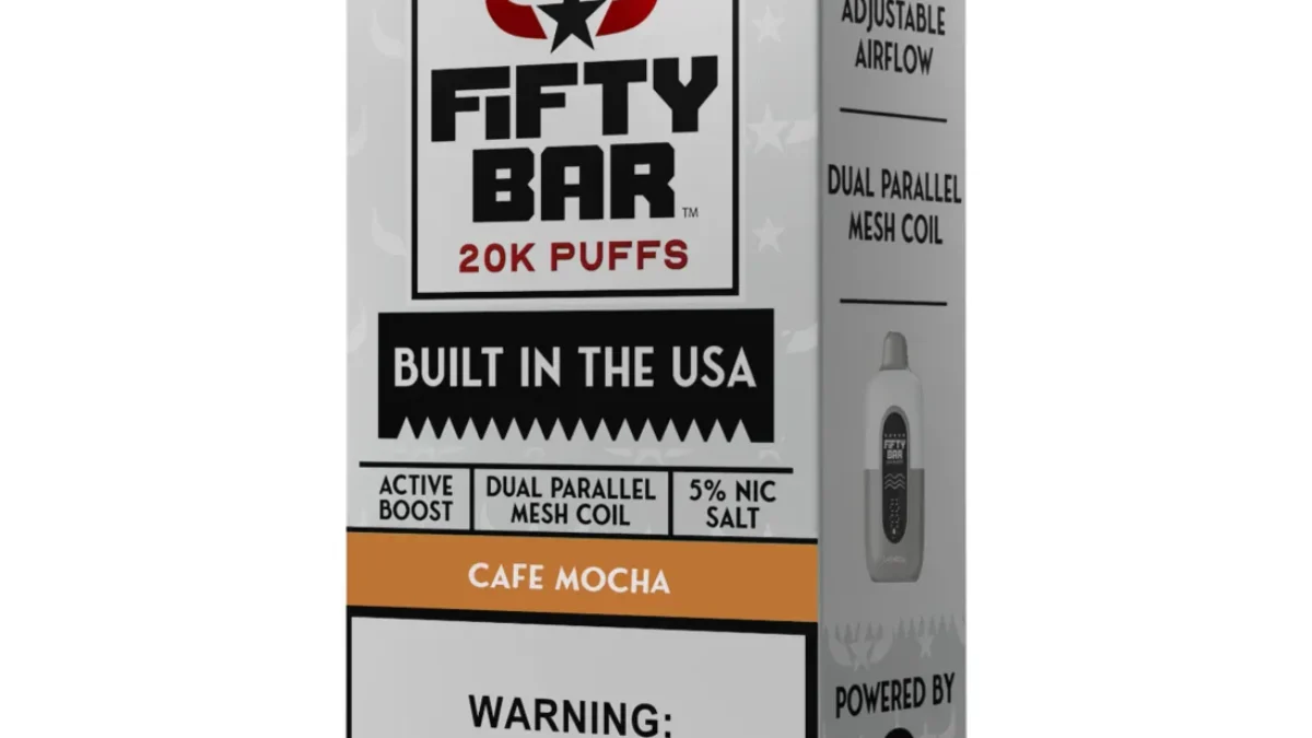 Cafe Mocha Fifty Bar Vape | American Disposable Vape