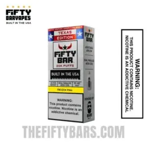 Fifty Bar Vape Flavors 5 Frozen Pina Texas X Fifty Bar
