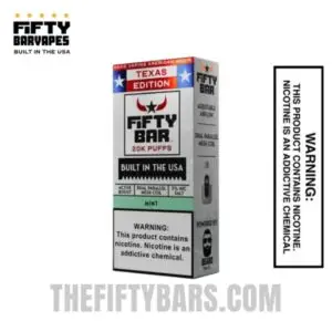 Fifty Bar Vape Flavors 4 Mint Texas X Fifty Bar