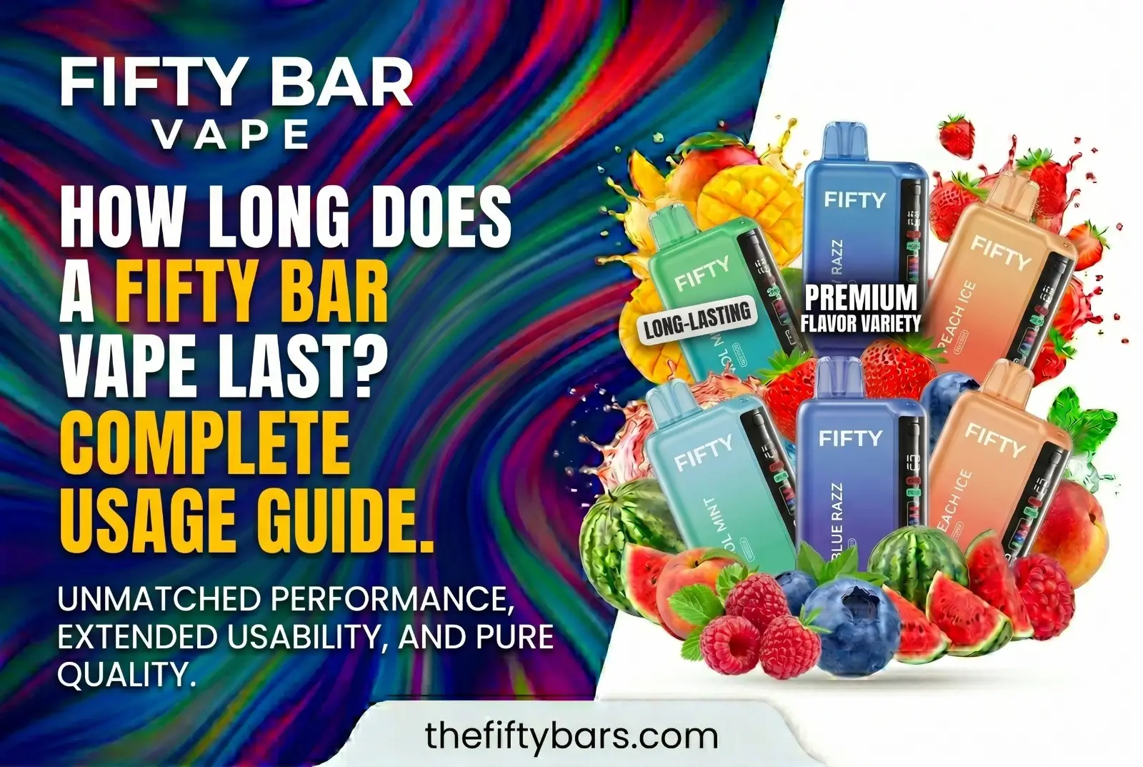 how long does fifty bar last
