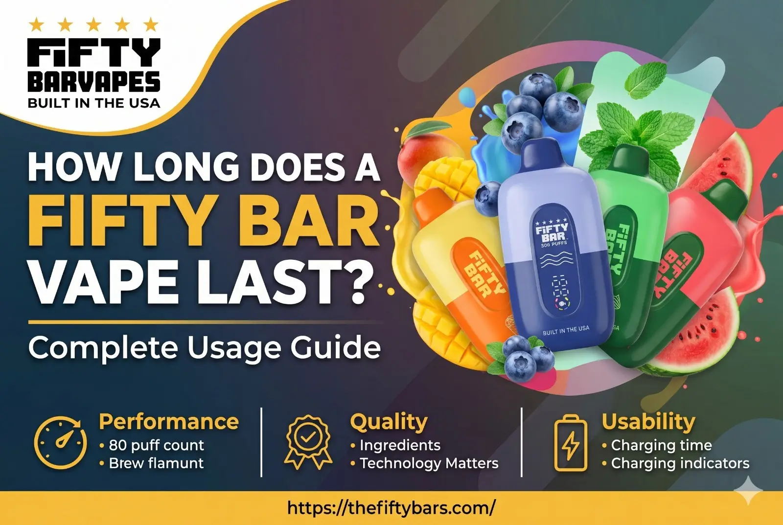 how long does fifty bar last