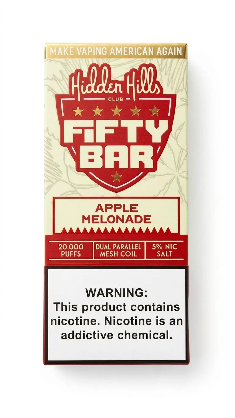 Apple Melonade Hidden Hills X Fifty Bar 20K