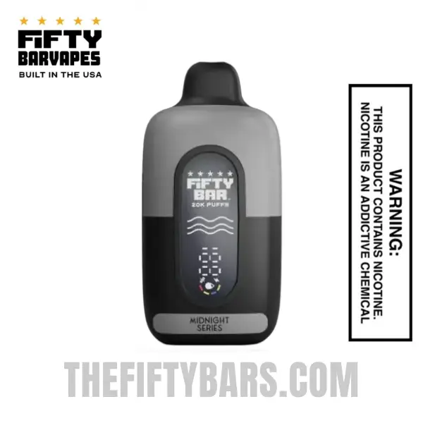 Fresh Mango Lychee Fifty Bar 20K Midnight Series Disposable Vape 1 Fresh Mango Lychee Fifty Bar 20K Midnight Series