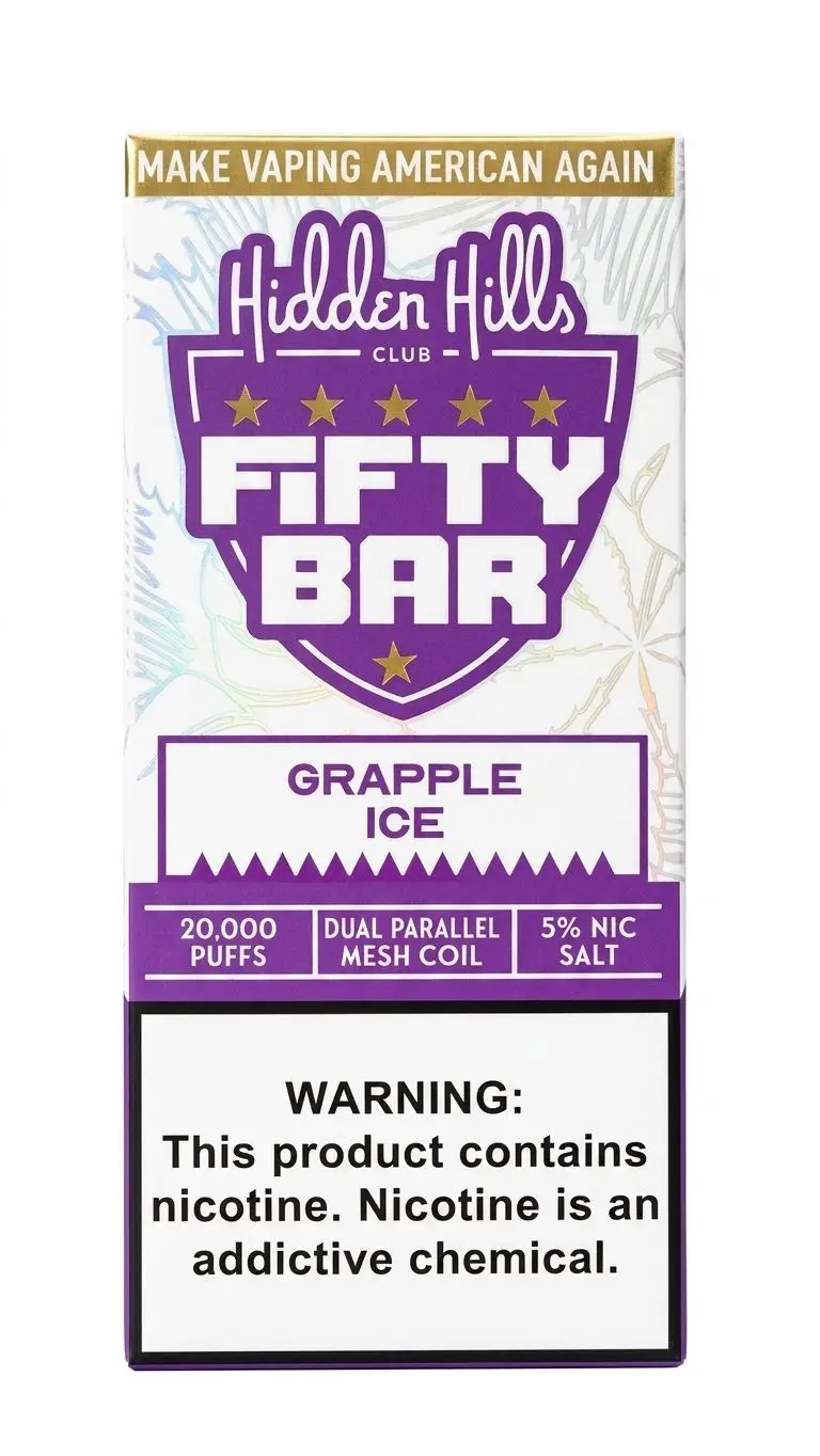 Grapple Ice Hidden Hills X Fifty Bar 20K