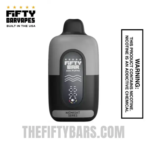 Iced Green Rancher Fifty Bar 20K Midnight Series Disposable Vape 1 Iced Green Rancher Fifty Bar 20K Midnight Series
