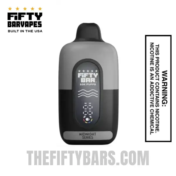 Orange Mint Fifty Bar 20K Midnight Series Disposable Vape 1 Orange Mint Fifty Bar 20K Midnight Series