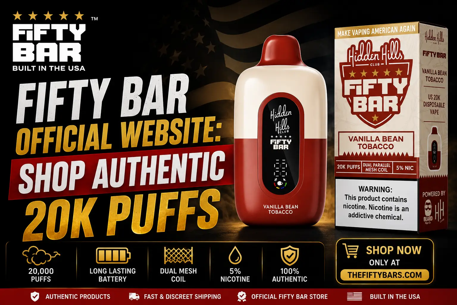 Fifty Bar Official Website