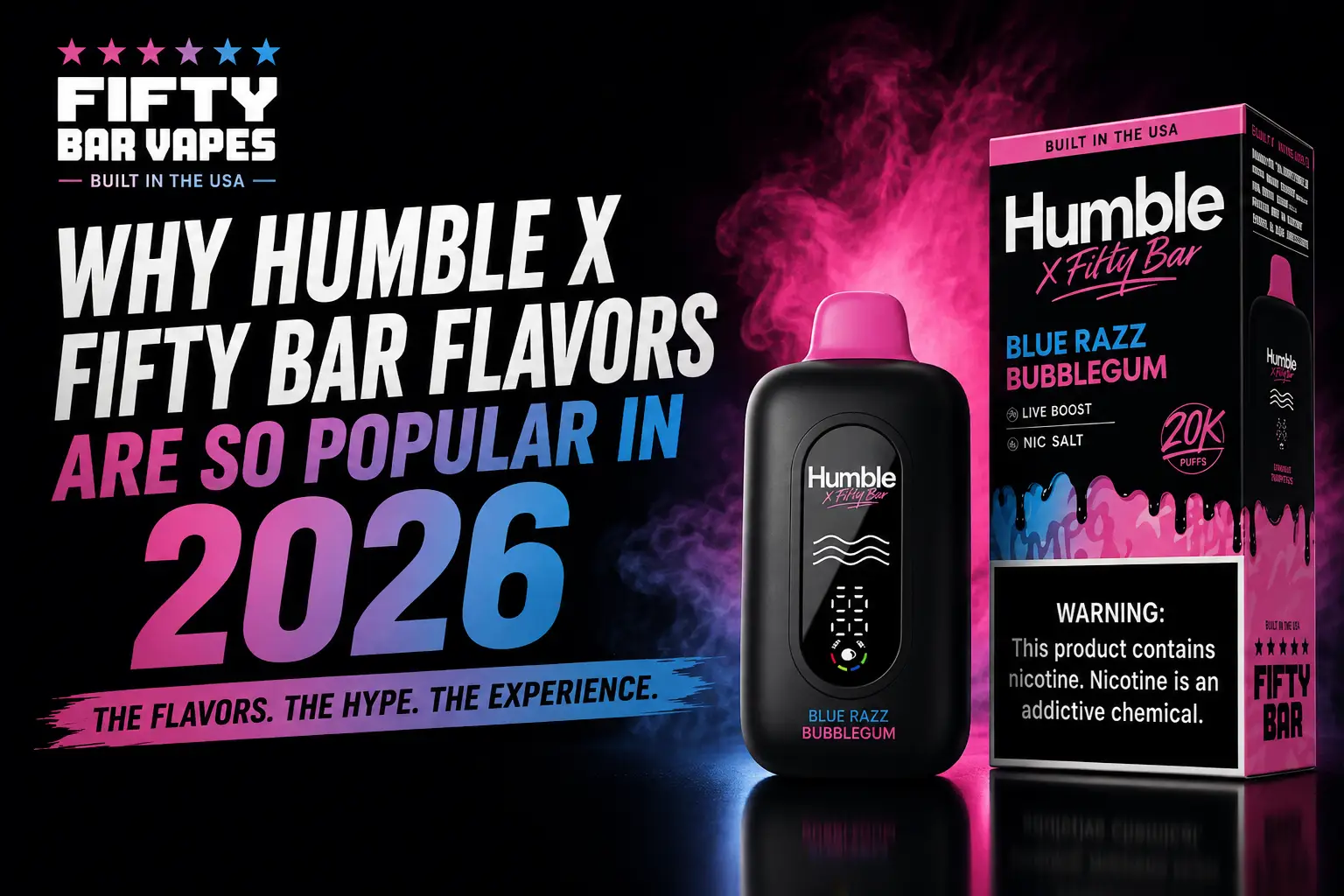 Home 35 Humble X Fifty Bar Flavors