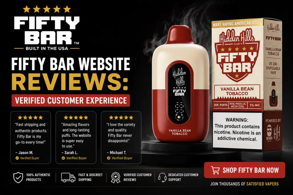 Fifty Bar Website Reviews