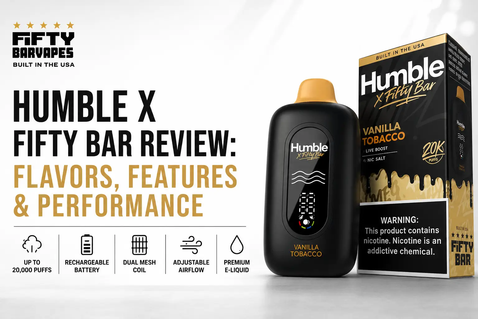 humble x fifty bar