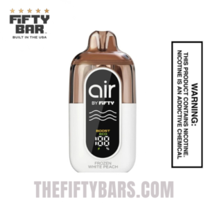 Frozen White Peach Fifty Bar Air 70K Puffs