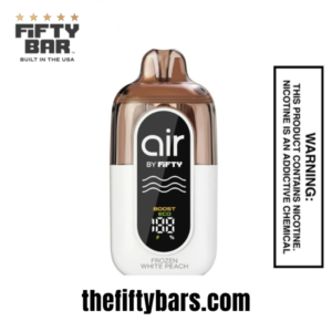 Frozen White Peach Fifty Bar Air 70K