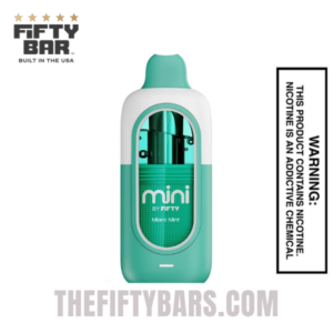 Miami Mint Fifty Bar Mini 6500 Puffs Disposable Vape
