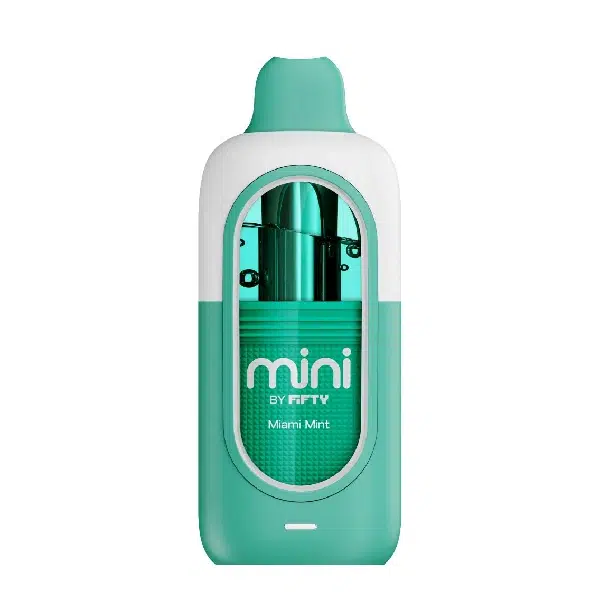 Miami Mint Fifty Bar Mini 6500 Puffs Disposable Vape 1 Miami Mint Fifty Bar Mini 6500