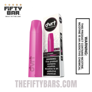 Pink Lemonade Fifty Bar DVRT 2000 Puffs Disposable Vape
