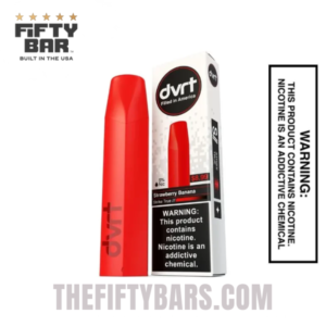 Strawberry Banana Fifty Bar DVRT 2000 Puffs Disposable Vape