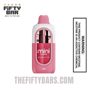 Strawberry Chill Fifty Bar Mini 6500 Puffs Disposable Vape