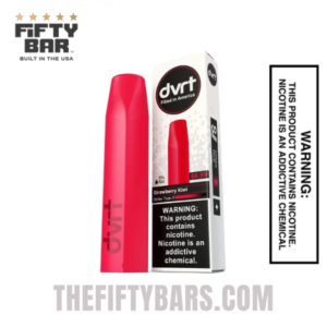 Strawberry Kiwi Fifty Bar DVRT 2000 Puffs Disposable Vape