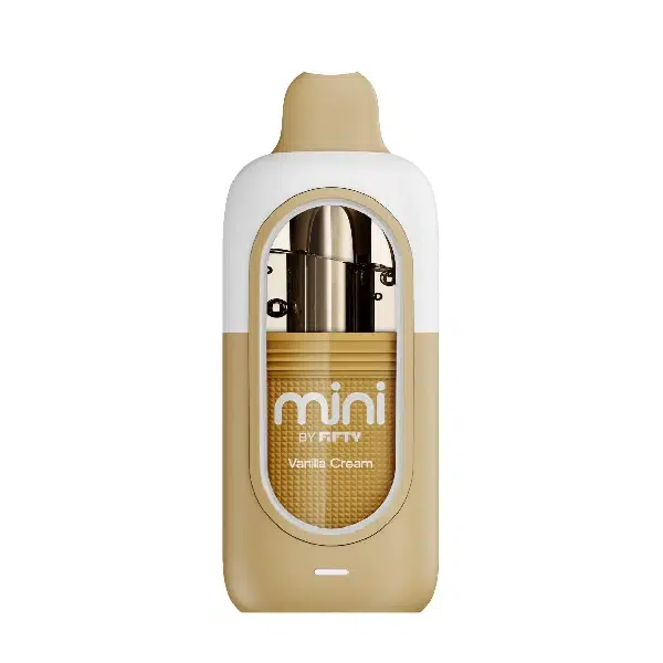 Vanilla Cream Fifty Bar Mini 6500 Puffs Disposable Vape 1 Vanilla Cream Fifty Bar Mini 6500